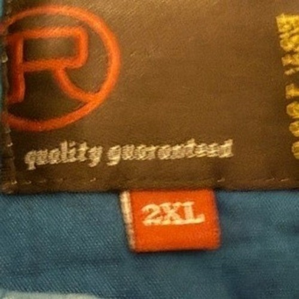 Roper Blue Plaid Pearl Snap Long Sleeve Button Down Western Shirt Mens 2XL EUC‎ - Picture 6 of 10